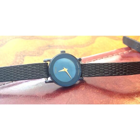 Women's Petite 18mm Citizen Noblia Watch, All Black with Gold Tone Accents,2200- - Picture 2 of 4